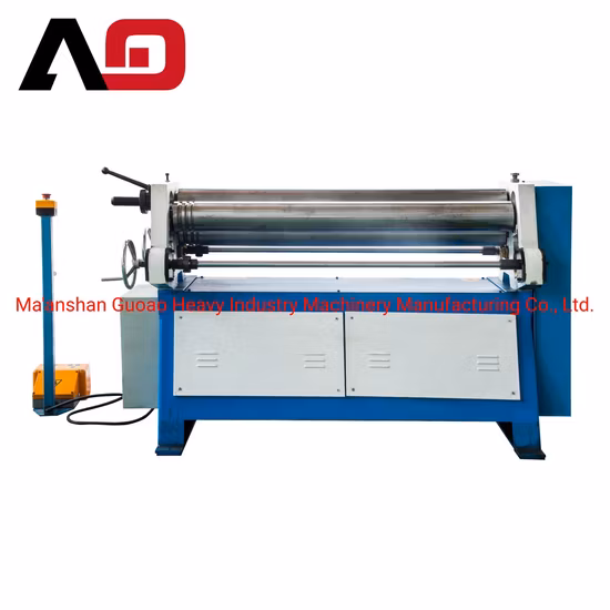 Metall-Slip-Rollenbiegemaschine, Stahlplatten-Biegewalzmaschine