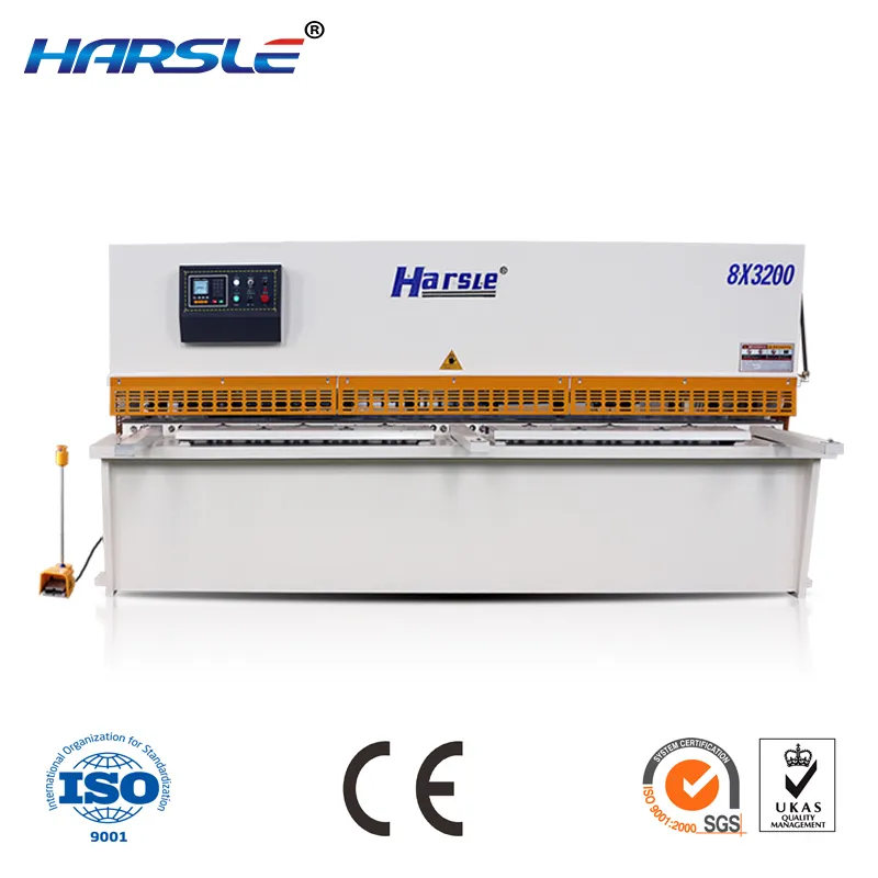 HARSLE QC12K Hydraulische CNC-NC-Schneidemaschine für Bleche