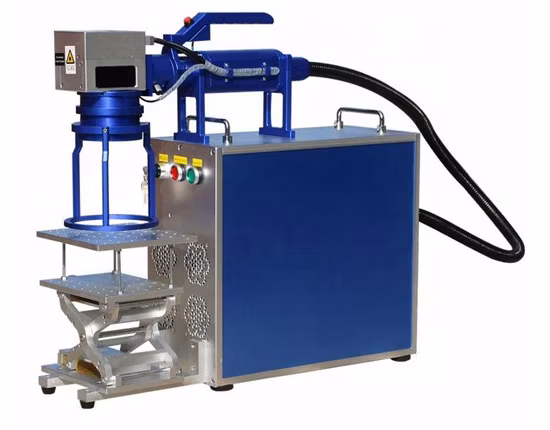 Musteranpassung Visuelle Positionierung Wassergekühlte Scan-Puls-Lasermarkierungsmaschine/Markierungsausrüstung